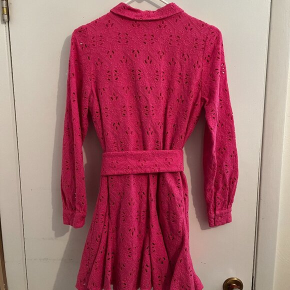 Sezane Robe Sol Pink Dress - Picture 4 of 6